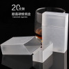 20 filled ultra -thin and transparent plastic flip -covered hard shell cigarette box wholesale