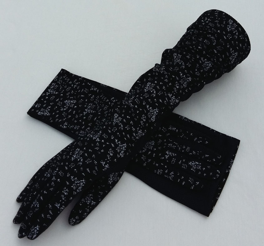 长款碎花 黑色主图