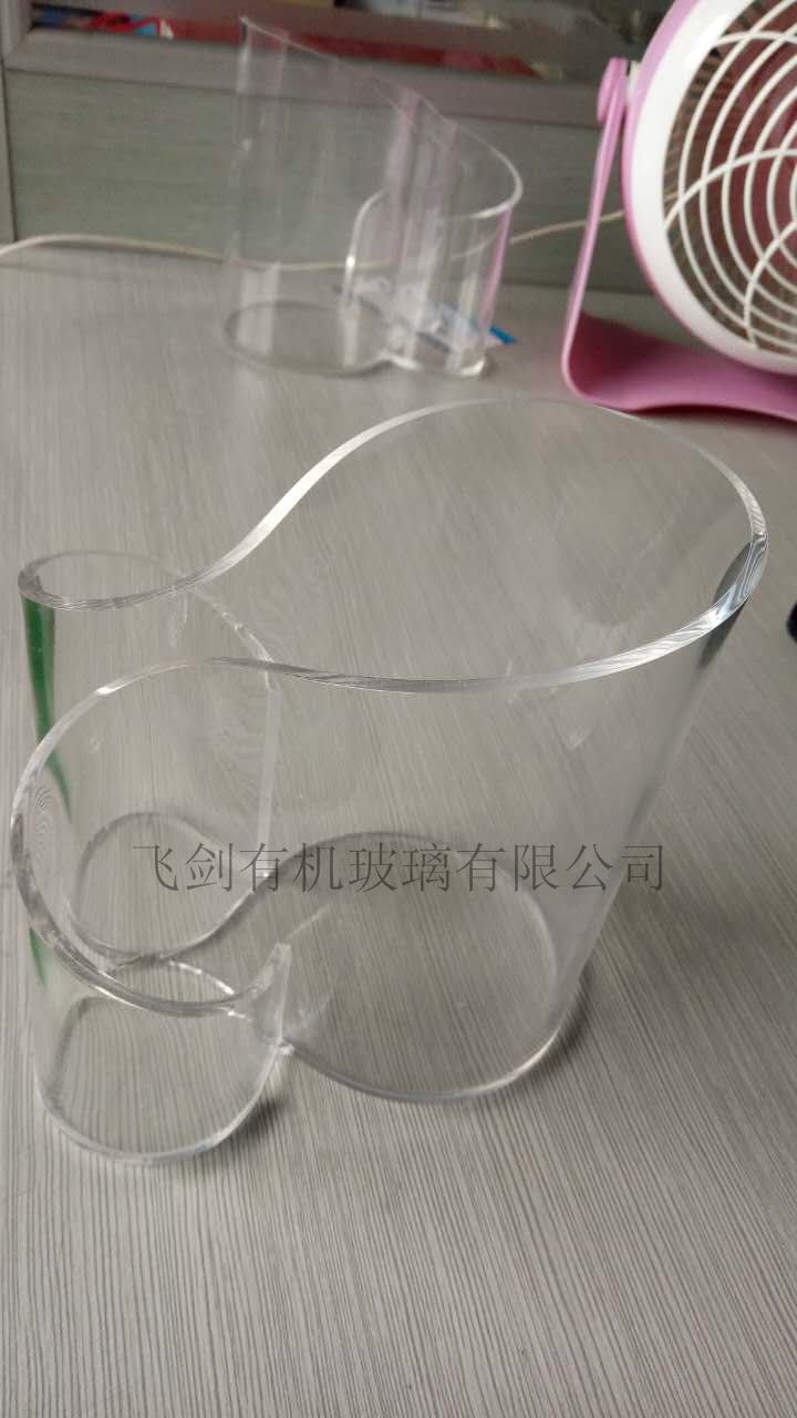 亚克力化妆用品收纳桶 有机玻璃文具笔筒厂家制作生产