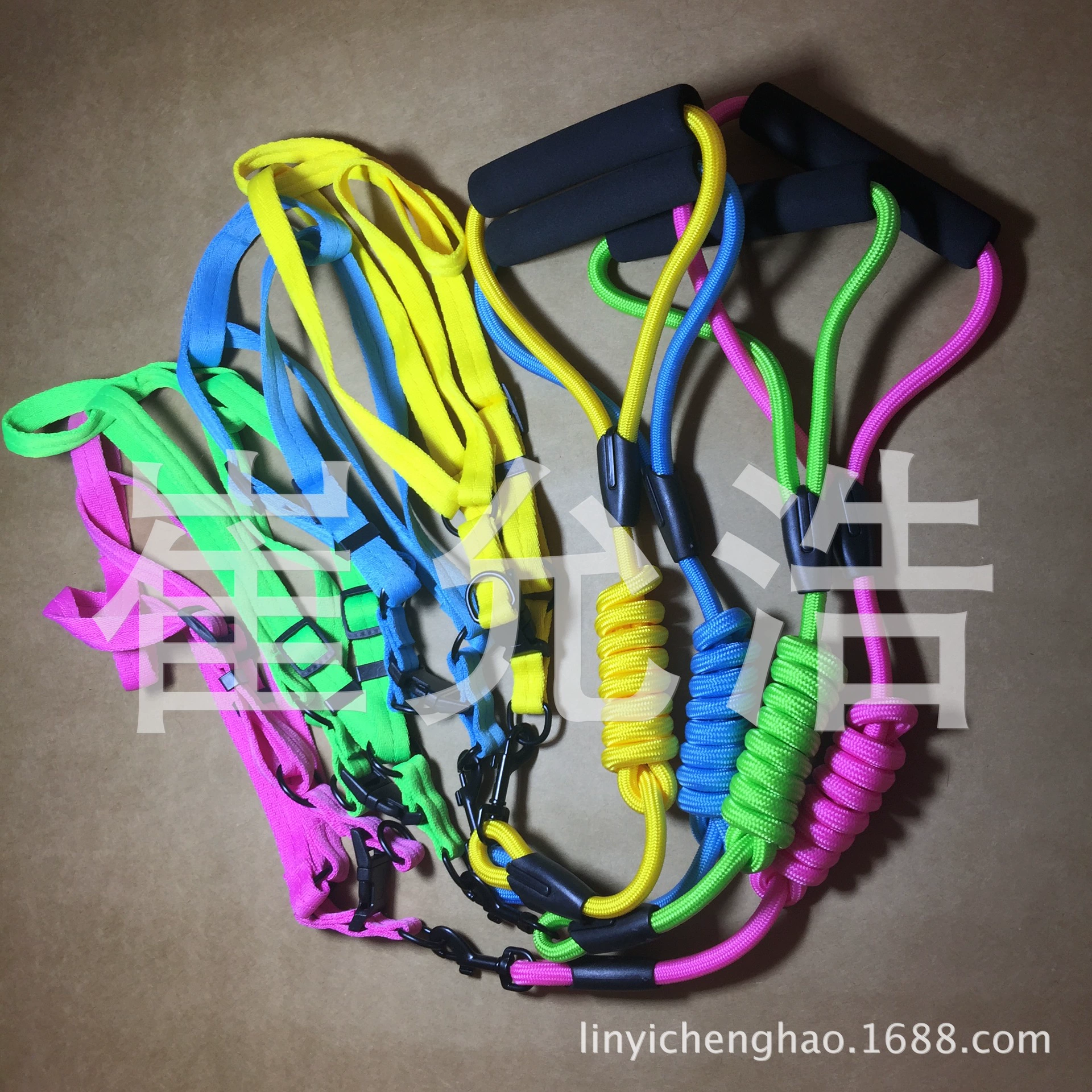 Самодельный поводок для собак, нейлоновая цепь для собак, поводок для домашних собак, нагрудный ремень, поводок для маленьких домашних животных