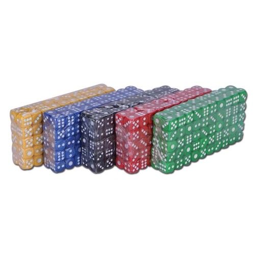Color dice sieve digital color pellet plastic dice KTV bar drinking dice 100 pellets No. 14 round dice