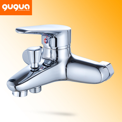 Copper shower faucet, Silo triple faucet, hot and cold bathtub mixing faucet, bathroom concealed triple faucet