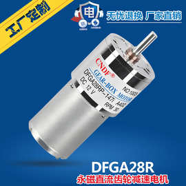 CNDF东方东方 12V减速电机DFGA28R微型减速电机12V马达大功率