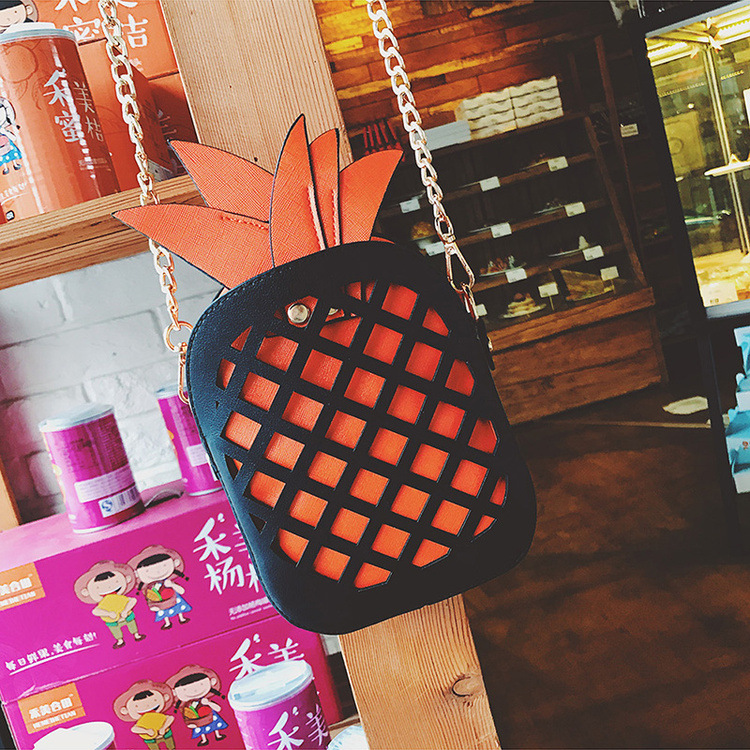 女生时尚包包女2017新款潮斜挎包韩版咖啡杯链条女包个性创意