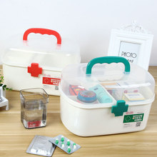 手提式大號家用醫葯箱急救葯箱多層家庭塑料葯品收納箱兒童小葯箱