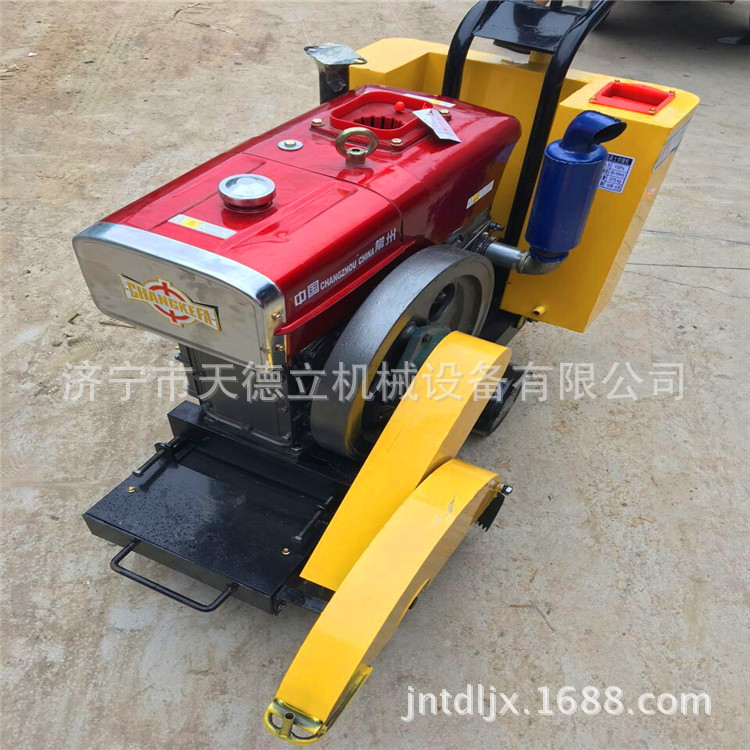 供应18型柴油路面切割机 天德立水冷500型柴油混凝土马路切割机