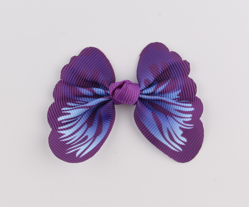 New  Children's Cute  Ribbon Color Butterfly Hairpin display picture 5