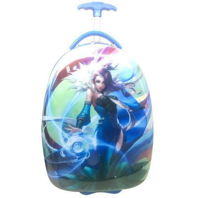 王者榮耀兒童拉杆箱 可愛卡通旅行箱男女寶寶行李箱學生書包16寸