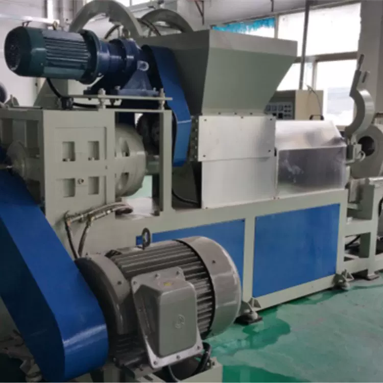 150mm单螺杆EVA水环切造粒整厂造粒机pe环保环保料环保节能挤出机