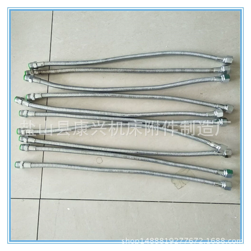 Производитель аксессуаров для станков, прямая партия воды над масляной металлической трубой охлаждения, обоих концов, внутренняя и внешняя резьба, металлическая труба