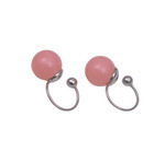 Fashionable and trendy ear-free alloy beads 8mm U-shaped pearl earrings jewelry earrings Pearl anti-allergic ear clips