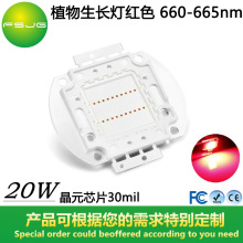 LED大功率集成灯珠20W 红色660-665nm 30mil芯片 果蔬育苗大棚灯