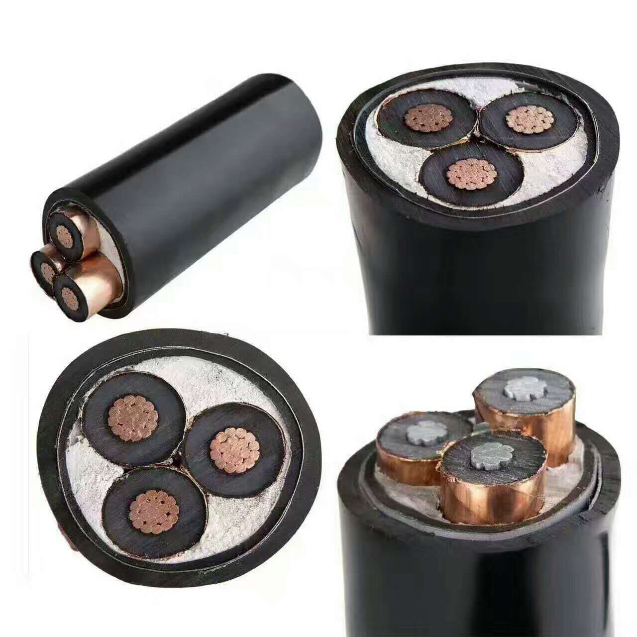 电缆厂家直销铜芯高压电力电缆、国标品质YJV-8.7/15kV-3*240