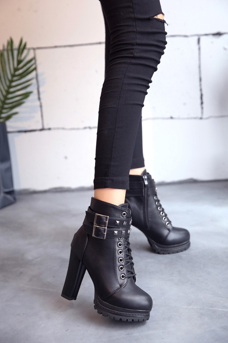 Bottes femme en PU artificiel - Ref 3354696 Image 16