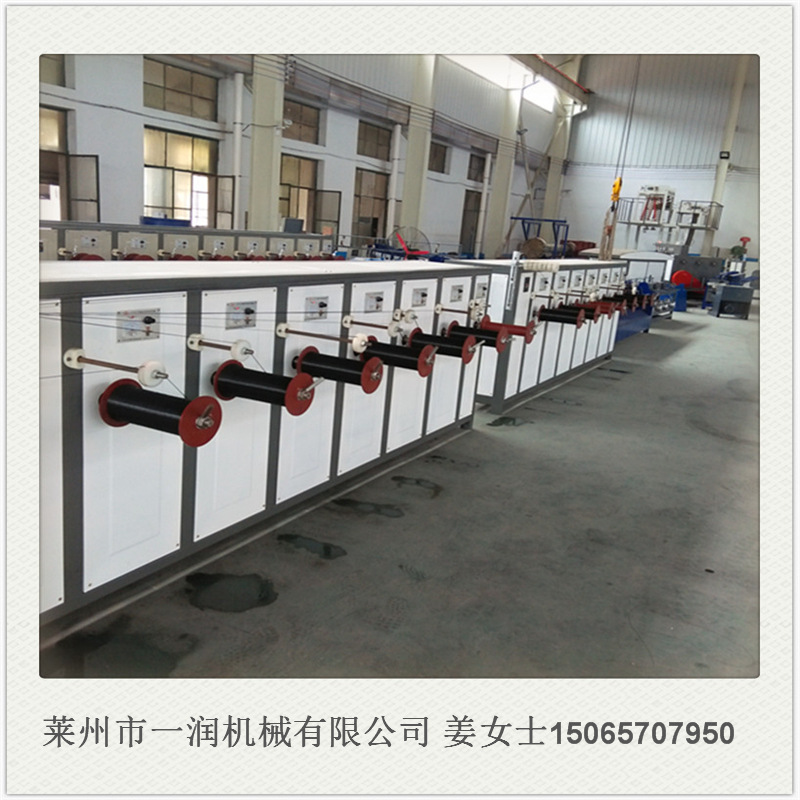 捆扎绳塑料圆丝拉丝机 PPPE塑料尼龙绞丝绳挤出拔丝抽丝机器设备