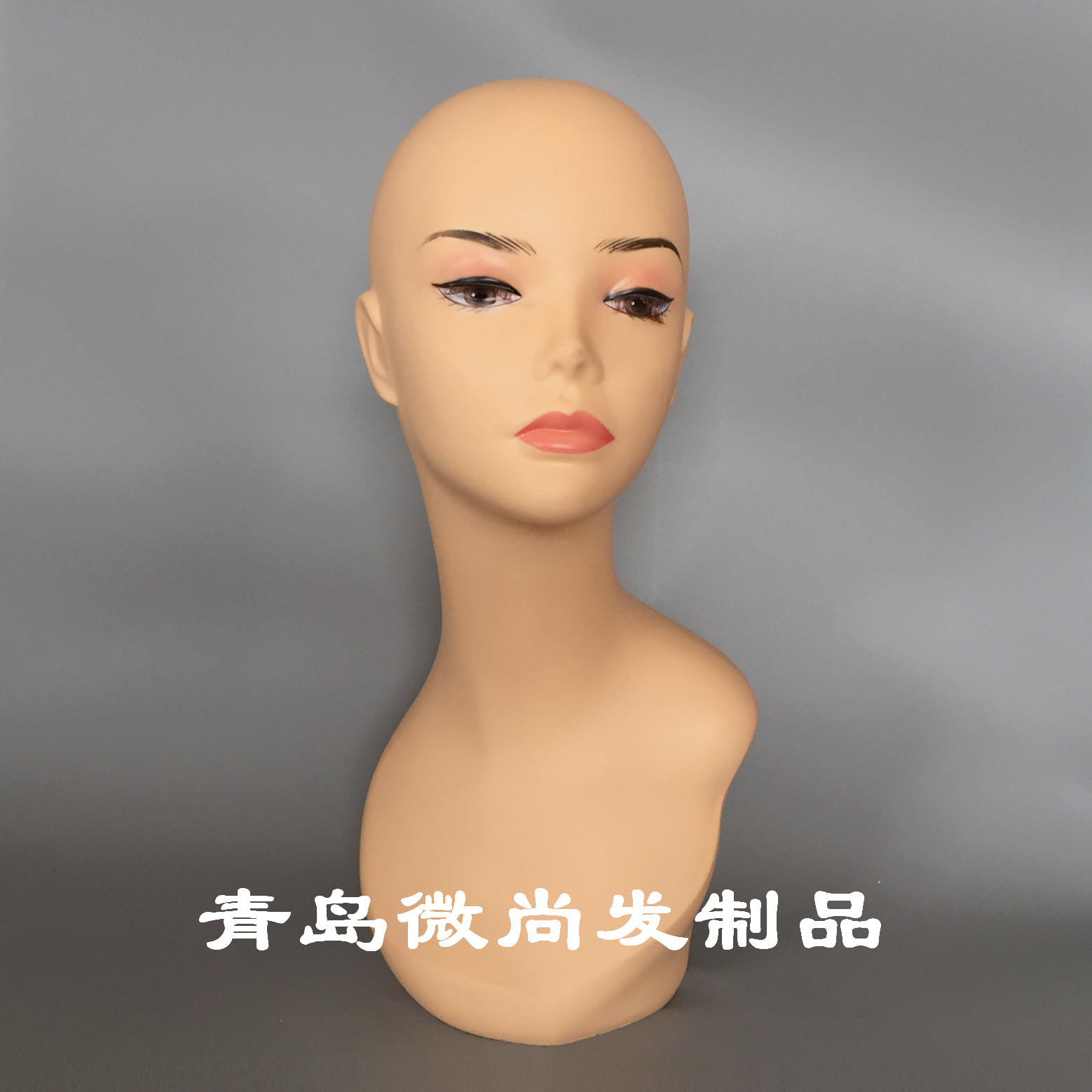 厂家销售模特道具女头 假发 帽子道具展示头模 饰品耳环眼镜