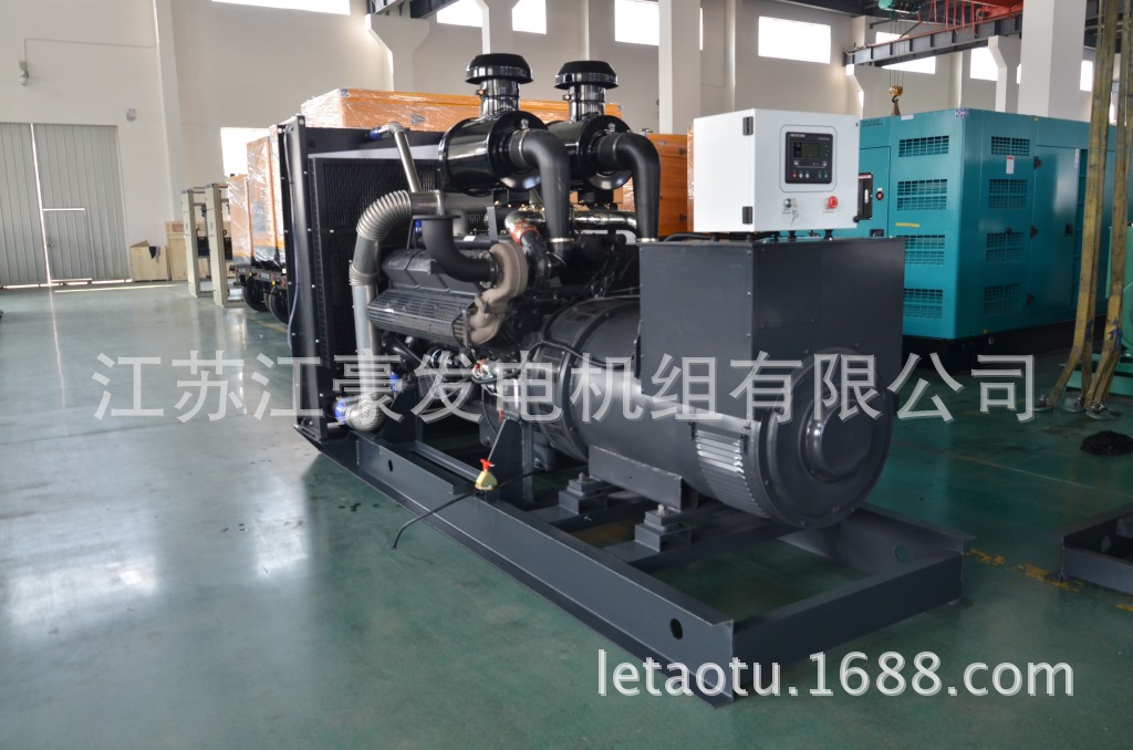 500kw上柴SC27G755D2全自动低噪音柴油发电机组