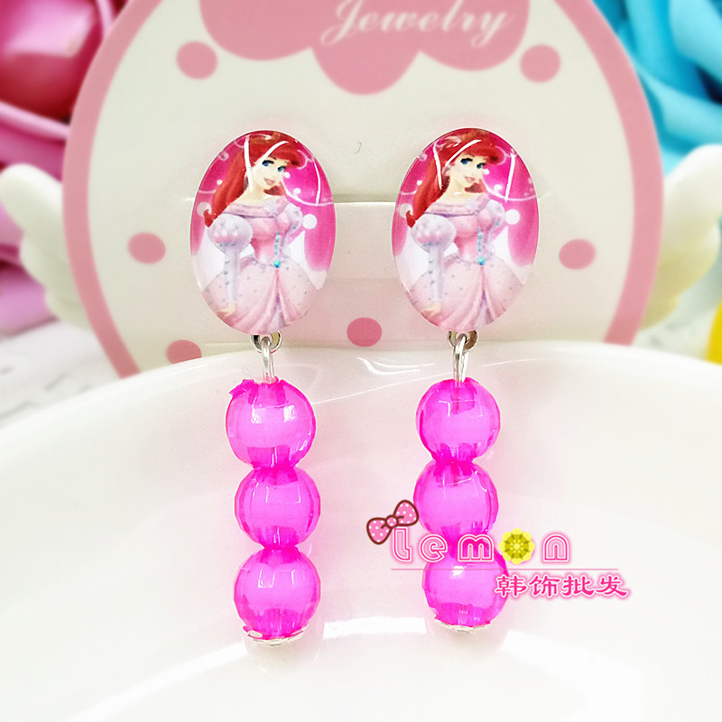 新款公主耳夹
