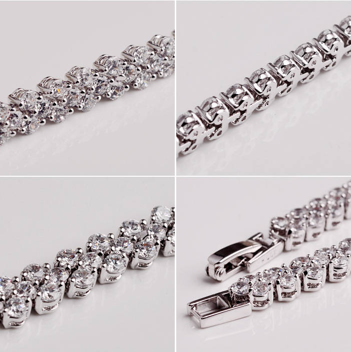 Bracelet femme zircon cristal - Ref 3425679 Image 12