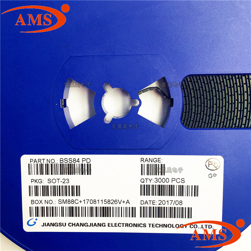 BSS84 丝印:PD SOT-23 CJ/长电 贴片三极管晶体管 全新现货