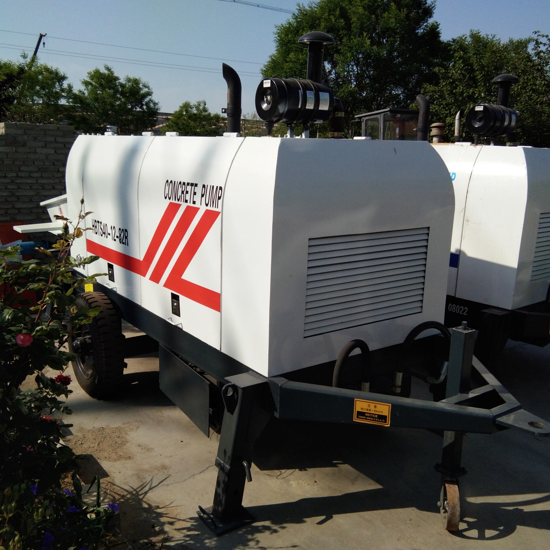 50柴油泵 DHBT50柴油机泵 柴油动力混凝土泵 雷沃 道依茨动力地泵