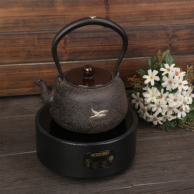 梦迪官邸触摸屏电陶炉茶炉礼品家用煮茶炉铁壶迷你泡茶炉家电批发