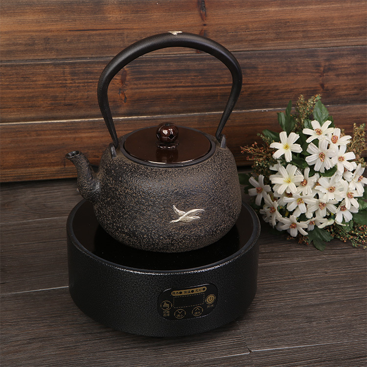 梦迪官邸触摸屏电陶炉茶炉礼品家用煮茶炉铁壶迷你泡茶炉家电批发