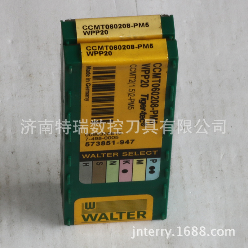 山东瓦尔特数控车刀片CCMT060208-PF4 WPP01合金钢加工