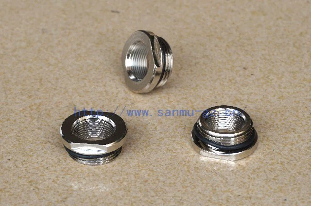 Никелированный переходник М22 из медного сплава поворачивается 5/8-24 (М16) [Одиночный выстрел не стреляет]