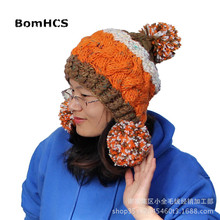 BomHCS������ɫƴ�Ӻ��_��ë��ñ���ֹ�ᘿ���Ůñ ���uͨ���R�d