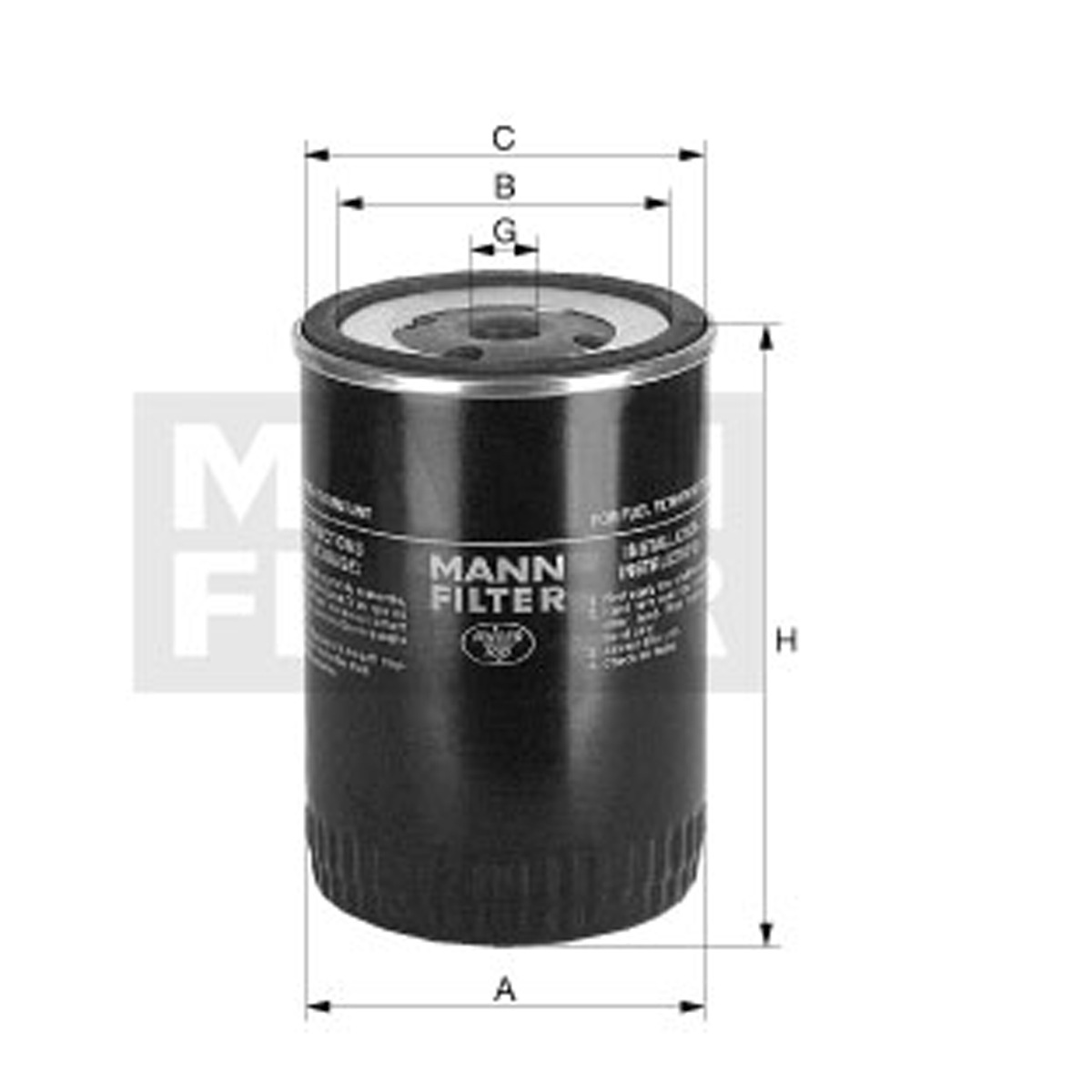 MANN-FILTER(曼牌滤清器)燃滤WDK11102/17