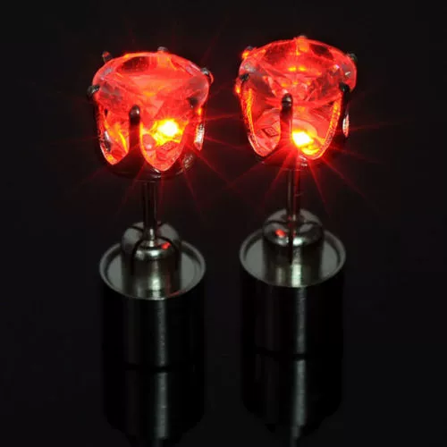 Домашние производители прямые LED светящиеся серьги светящиеся серьги
