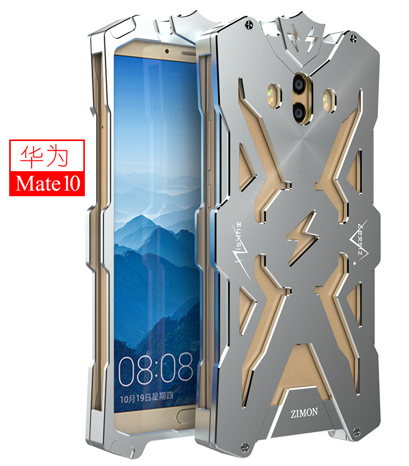 SIMON THOR Aviation Aluminum Alloy Shockproof Armor Metal Case Cover for Huawei Mate 10
