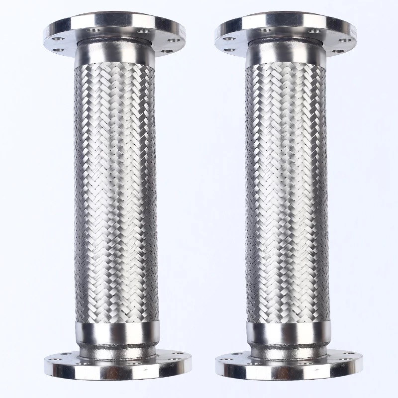 不锈钢软管 编织网套法兰波纹管 金属软管 软连接 201 304