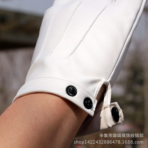 Wholesale PU leather half-finger gloves for men to drive and hip-hop performance gloves for women all seasons thin fingerless cycling sports gloves