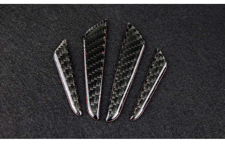 WRC carbon fiber door anti-collision rubber strip anti-scratch strip anti-scratch strip practical 4-piece anti-collision sticker