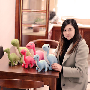 圆顶龙毛绒玩具长颈恐龙公仔专业定做外贸仿真恐龙定制