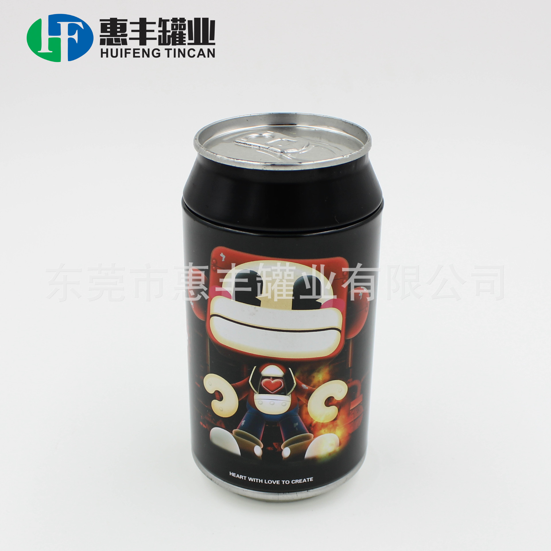 供应创意可乐型铁罐 装毛巾衣服内衣马口铁罐 礼品储蓄投币铁罐