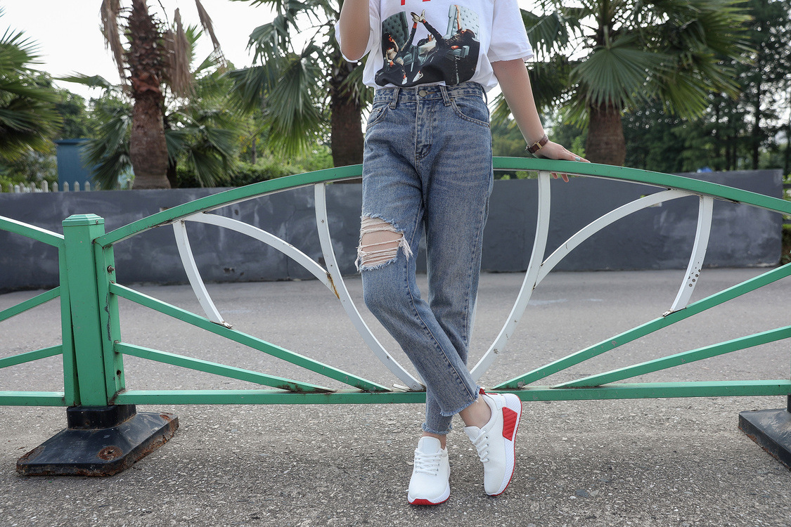Baskets femme en PU artificiel - Ref 3421293 Image 53