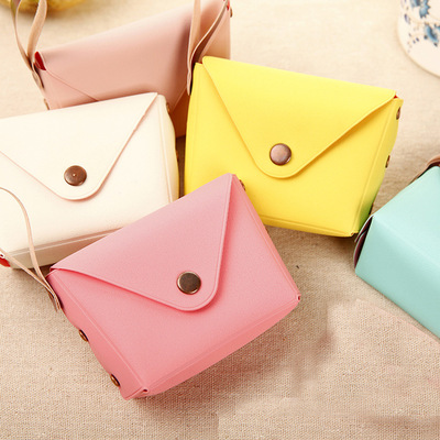 Selling Korean Edition lovely pinkycolor coin purse Coin bag key case originality Macaroon Hand Small bag