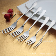 1010系列 不锈钢餐具 不锈钢水果叉 西餐叉 淘宝货源 可订制LOGO