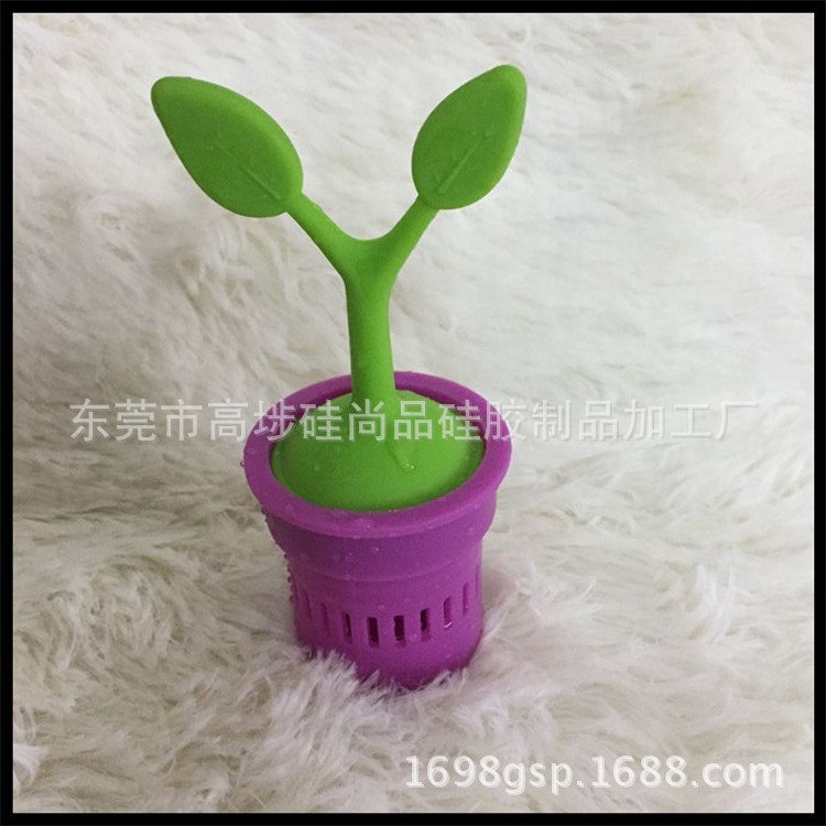 Dongguan modelo creativo silicona joyería de silicona maceta escritorio del coche pequeños adornos al por mayor