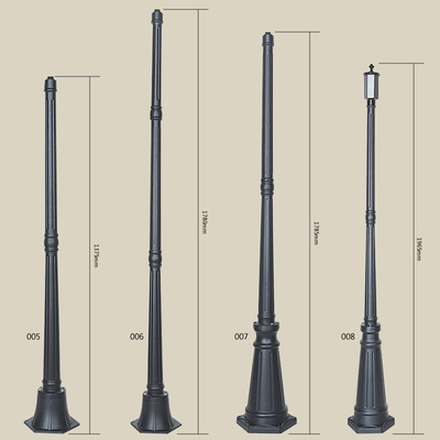 太阳能庭院灯灯杆  定制2米2.5米3米新农村道路led太阳能路灯杆