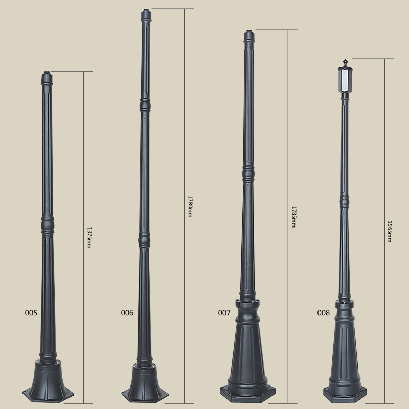 太阳能庭院灯灯杆  定制2米2.5米3米新农村道路led太阳能路灯杆