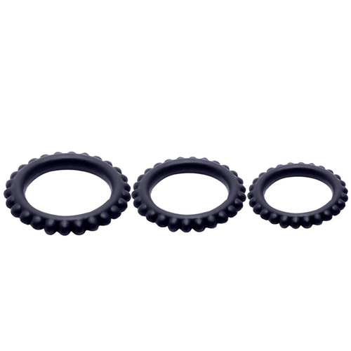 Baile three-ring silicone ring for men adult products 210143