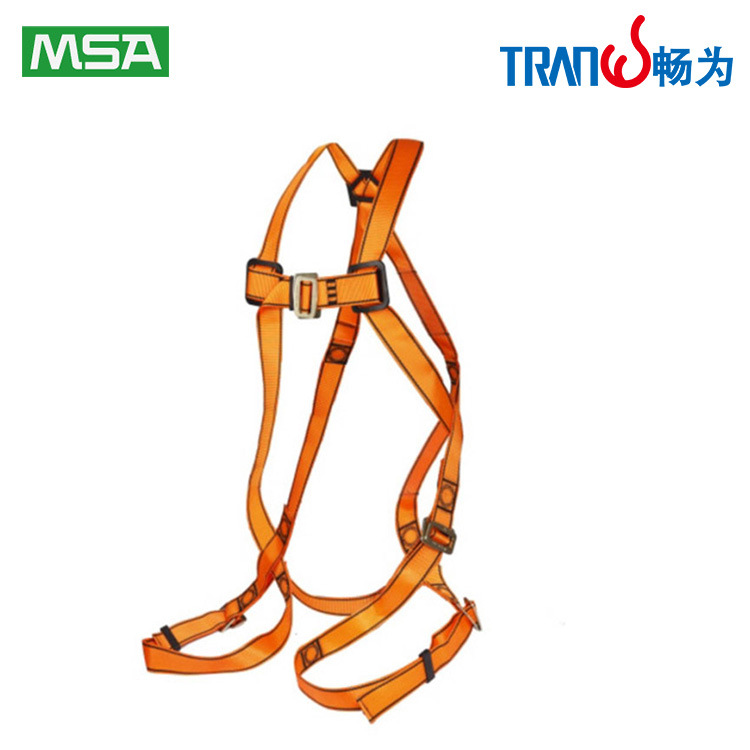 梅思安MSA 10128051 轻巧星全身式安全带 施工建筑防坠落安全带