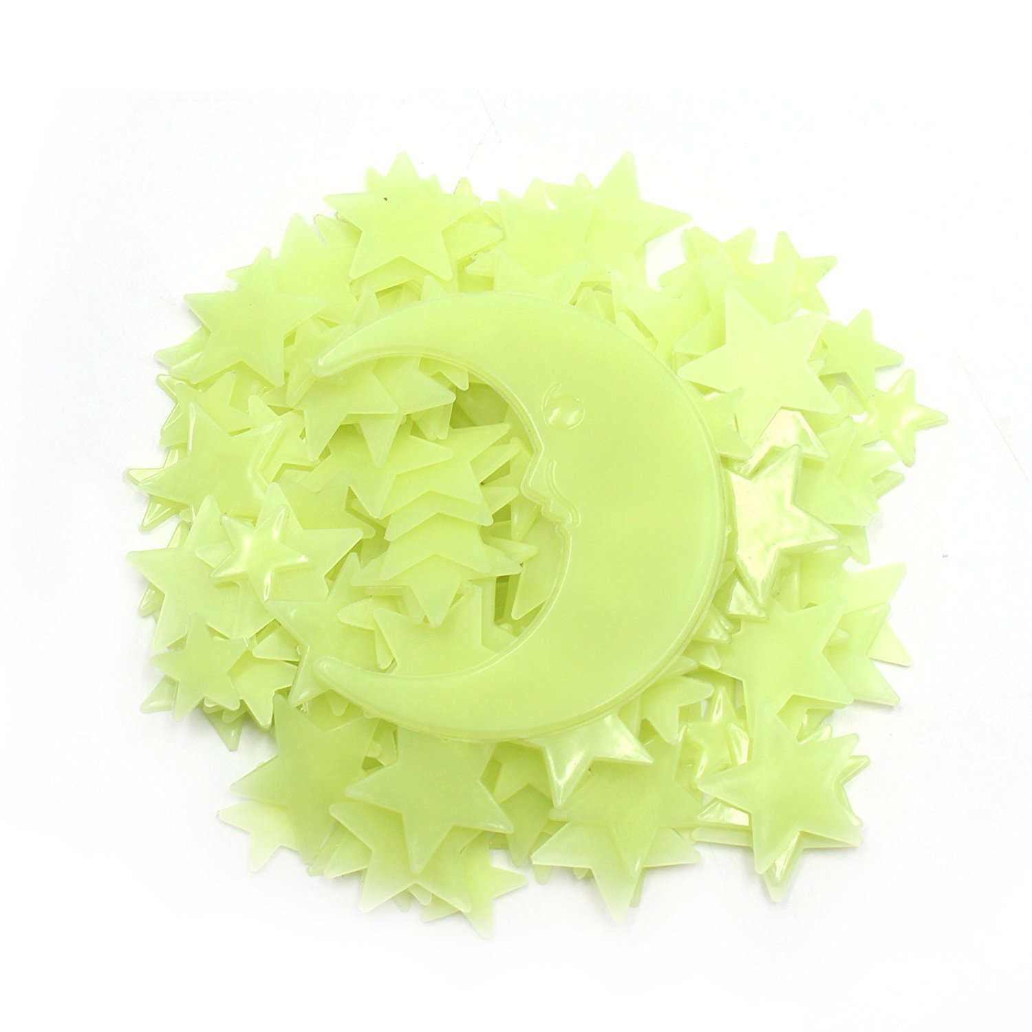 Description Picture 6 of item200pcs Luminous 3D Wall Stickers Glow In The Dark Stars Moon Sticker Decals for Baby rooms Fluorescent Stickers Home decor