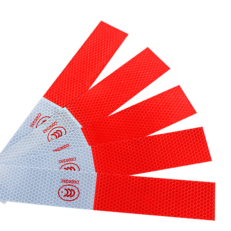 厂家直销交通车身反光贴 红白车身反光标识 汽车货车反光条反光膜