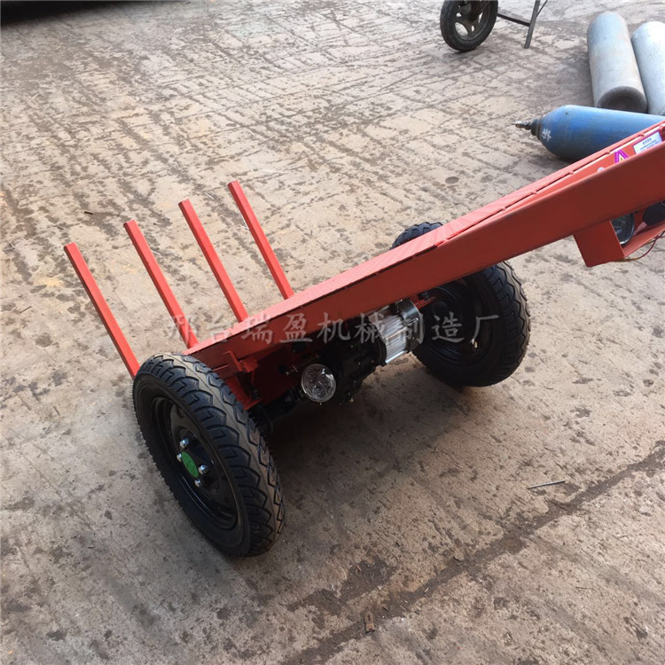 电动手推车工地搬砖拉砖手推电动平板车砖厂窑