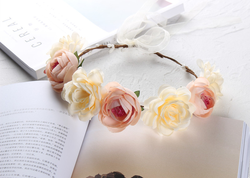 New Fashion Bohemian Flower Headband Bridal Photo Headwear display picture 2